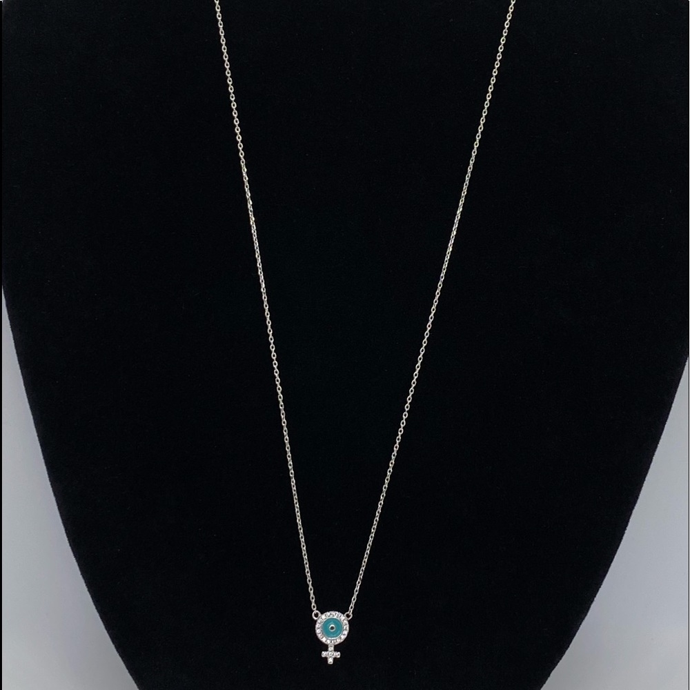 925 sterling silver “Evil eye 👁” necklace